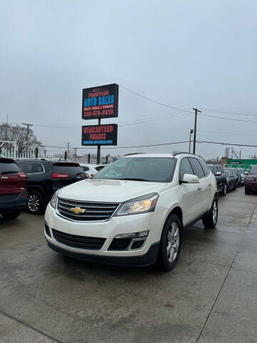 2015 Chevrolet Traverse for sale at PRISTINE AUTO SALES INC in Pontiac MI