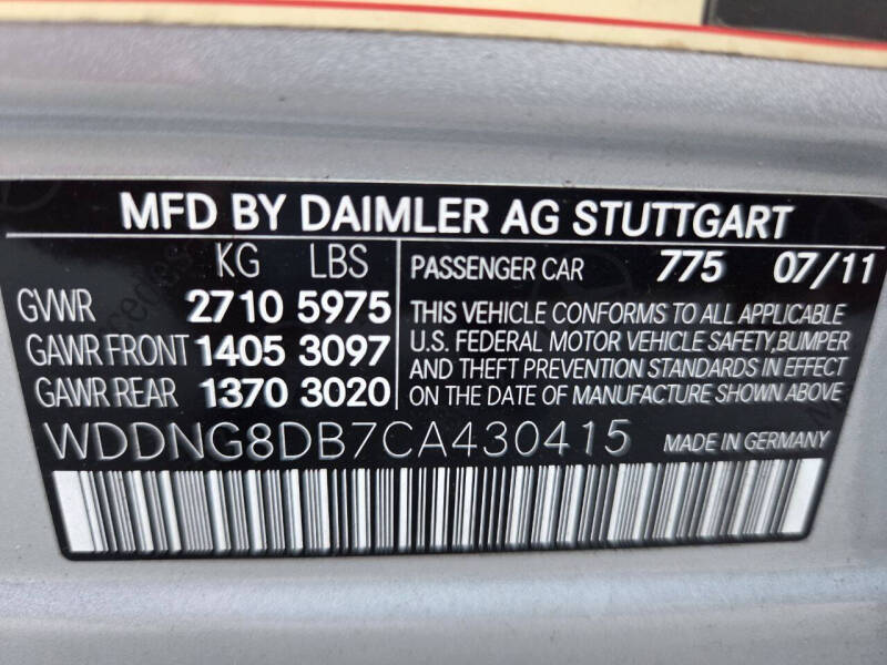 2012 Mercedes-Benz S-Class S 350 BlueTEC 4MATIC