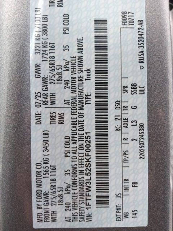 2025 Ford F-150