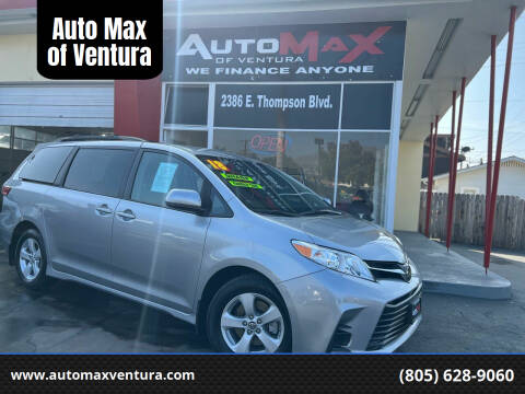 2018 Toyota Sienna for sale at Auto Max of Ventura in Ventura CA