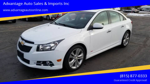 2014 Chevrolet Cruze for sale at Advantage Auto Sales & Imports Inc in Loves Park IL
