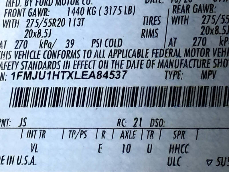 2020 Ford Expedition XLT