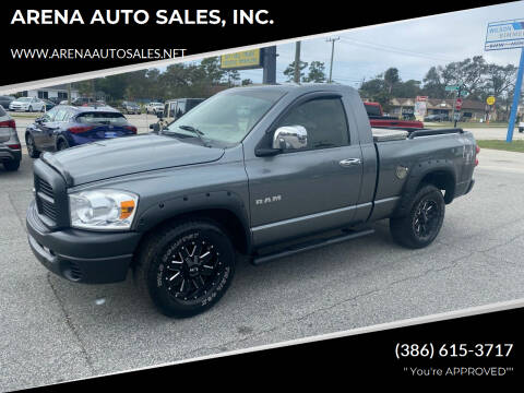 2008 Dodge Ram 1500 for sale at ARENA AUTO SALES,  INC. in Holly Hill FL