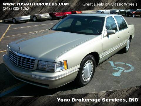 1997 Cadillac DeVille for sale at Yono Brokerage Services, INC in Farmington MI