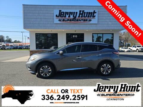 2015 Nissan Murano for sale at Jerry Hunt Supercenter in Lexington NC