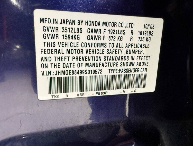 2009 Honda Fit Sport