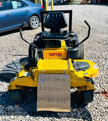 2015 HUSTLER RAPTOR for sale at McAllister's Auto Sales LLC in Van Buren AR