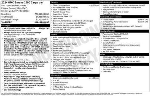 2024 GMC Savana 2500