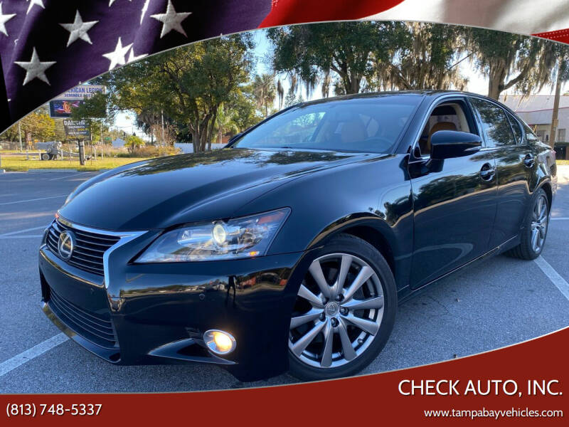 2013 Lexus GS 350 for sale at CHECK AUTO, INC. in Tampa FL