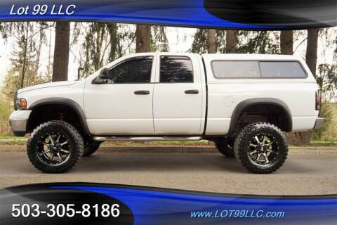 2005 Dodge Ram Pickup 2500 for sale at LOT 99 LLC in Milwaukie OR