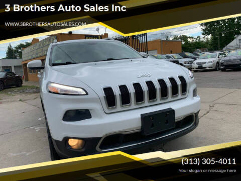 2016 Jeep Cherokee for sale at 3 Brothers Auto Sales Inc in Detroit MI