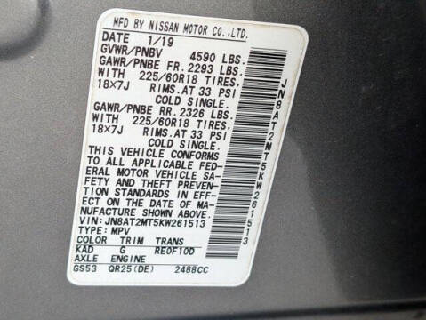 2019 Nissan Rogue SV