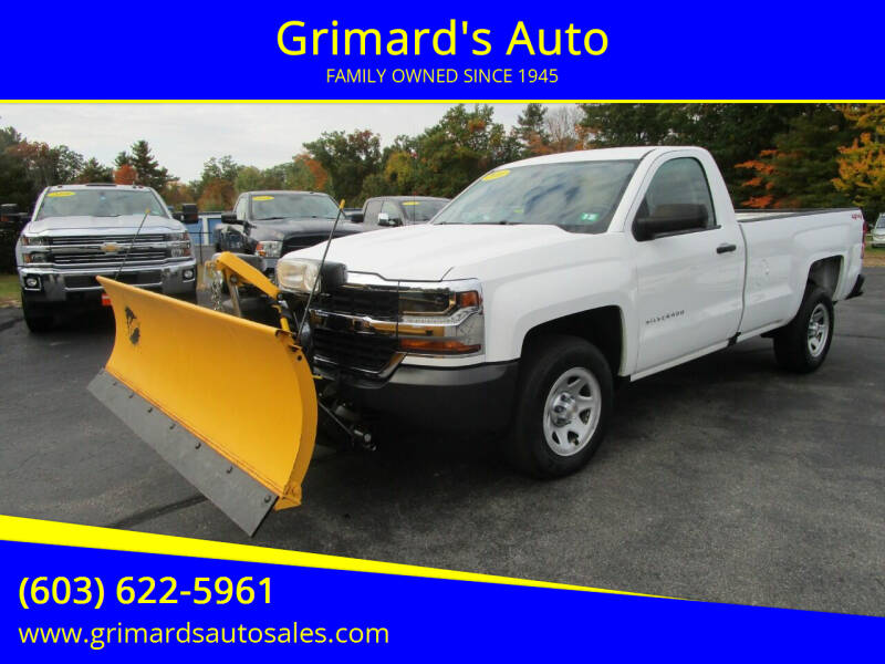 2018 Chevrolet Silverado 1500 for sale at Grimard's Auto in Hooksett NH