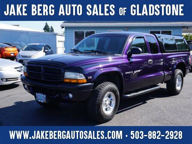 1999 Dodge Dakota for sale at Jake Berg Auto Sales in Gladstone OR
