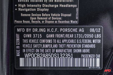 2013 Porsche Boxster S