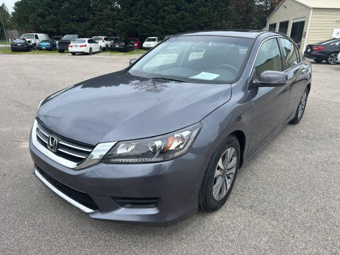 2015 Honda Accord for sale at Pinnacle Acceptance Corp. in Franklinton NC