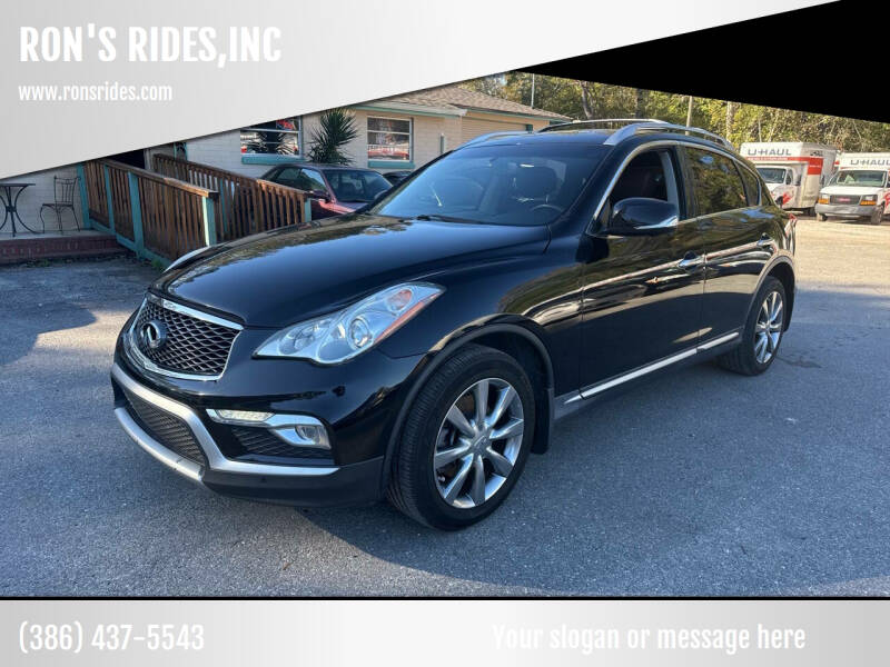 2017 Infiniti QX50 for sale at RON'S RIDES,INC in Bunnell FL