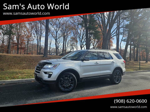 2018 Ford Explorer for sale at Sam's Auto World in Roselle NJ