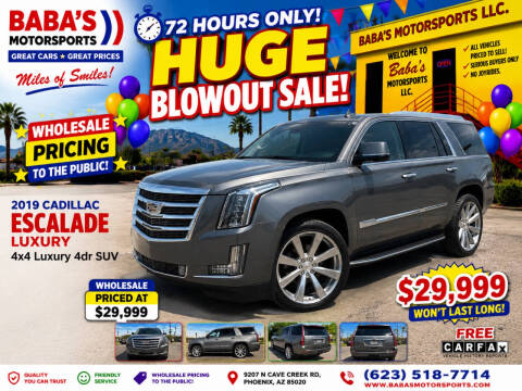 2019 Cadillac Escalade Luxury
