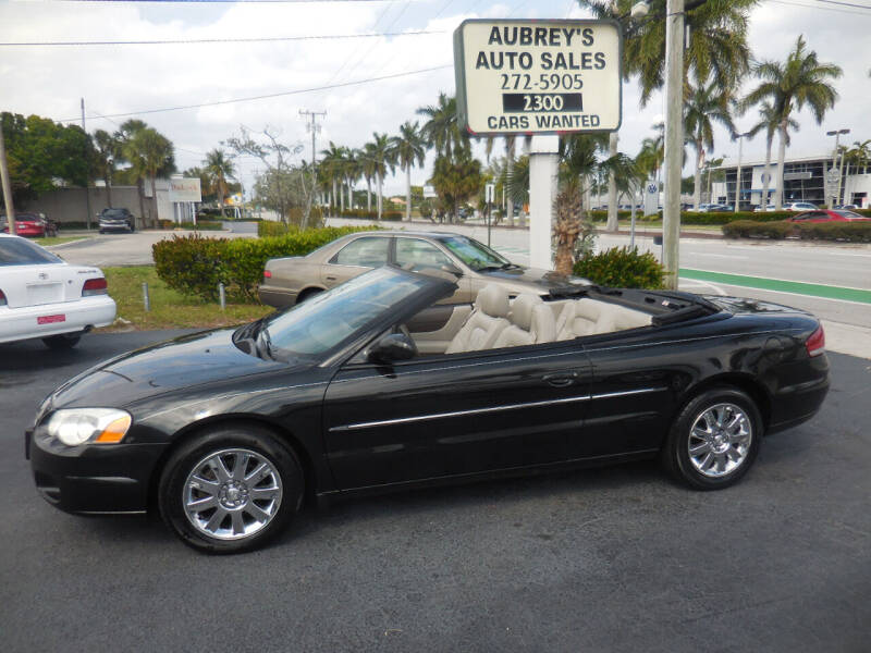 2006 Chrysler Sebring for sale at Aubrey's Auto Sales in Delray Beach FL