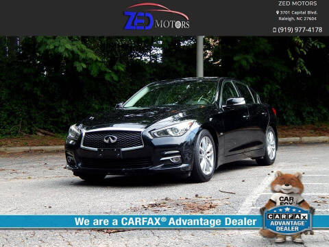 2017 Infiniti Q50 for sale at Zed Motors in Raleigh NC
