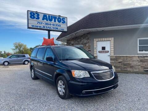 2012 Chrysler Town and Country for sale at 83 Autos in York PA