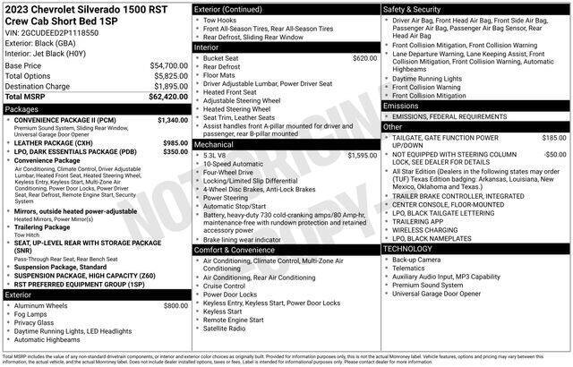 2023 Chevrolet Silverado 1500