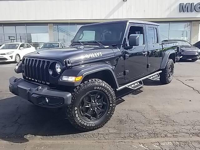 Used 2021 Jeep Gladiator WILLYS with VIN 1C6HJTAG7ML542057 for sale in Bellefontaine, OH