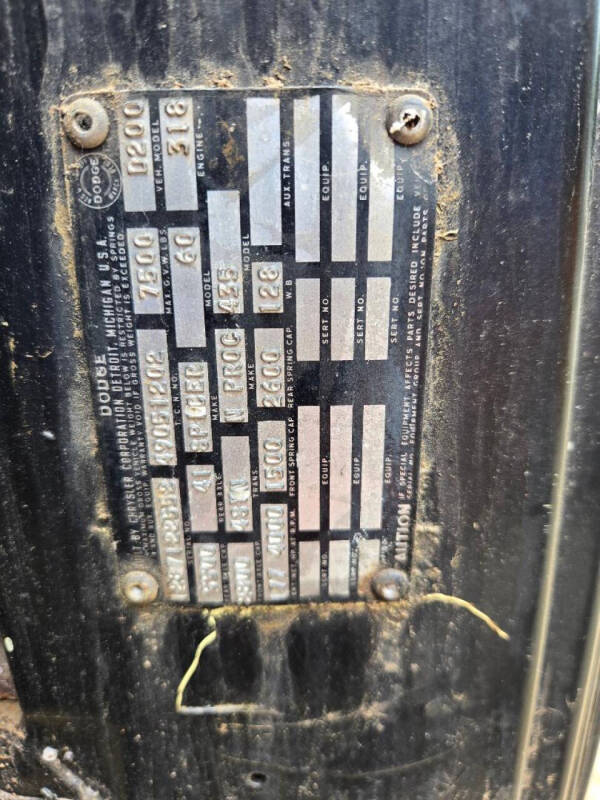 1969 Dodge D200 Pickup