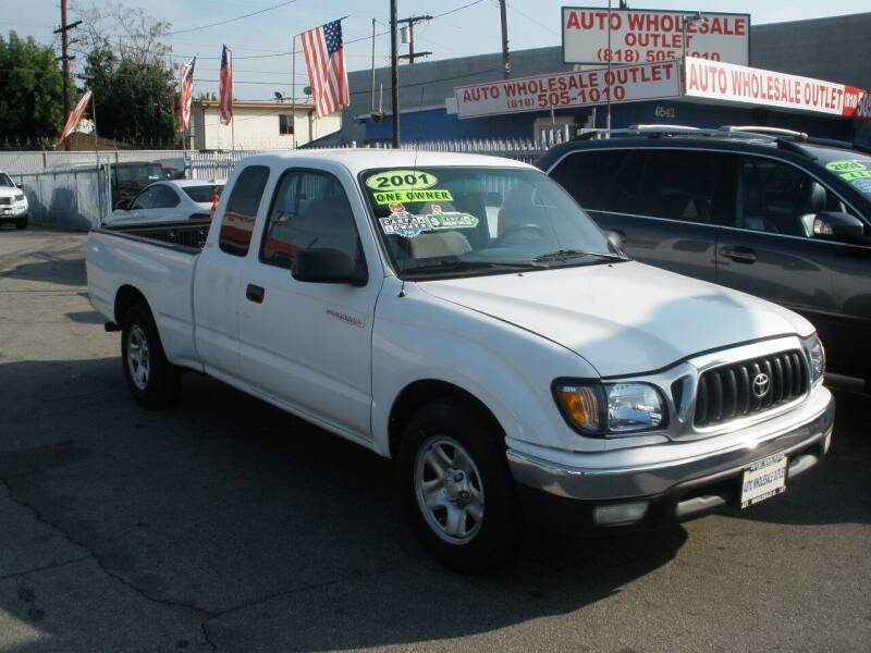 2001 Toyota Tacoma for sale at AUTO WHOLESALE OUTLET in North Hollywood CA