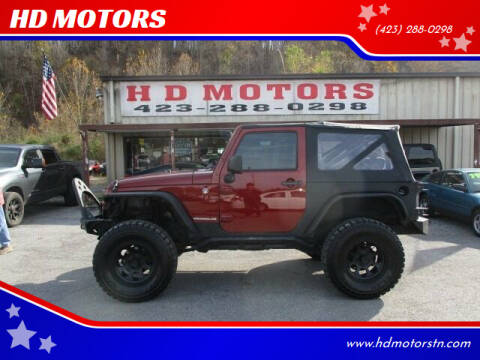 2008 Jeep Wrangler for sale at HD MOTORS in Kingsport TN
