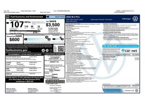 2022 Volkswagen ID.4 Pro