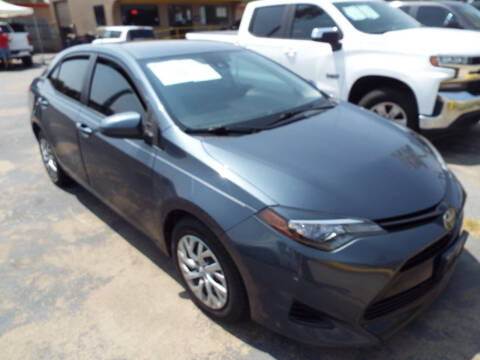 2017 Toyota Corolla for sale at Pancho Xavier Auto Sales in Arlington TX