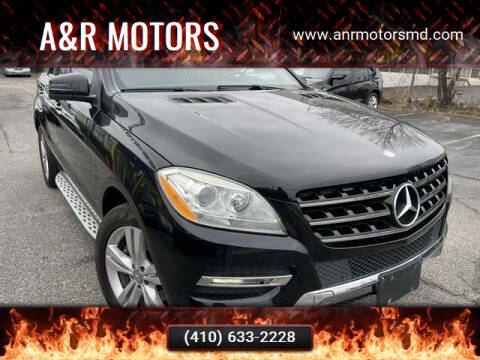 2013 Mercedes-Benz M-Class for sale at A&R MOTORS in Baltimore MD