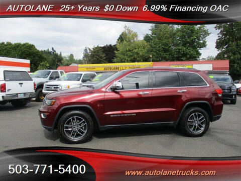 2017 Jeep Grand Cherokee for sale at AUTOLANE in Portland OR