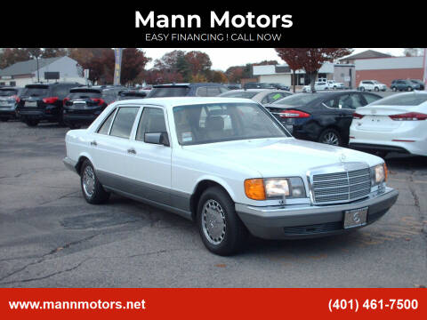 1987 Mercedes-Benz 560-Class for sale at Mann Motors Inc. in Warwick RI