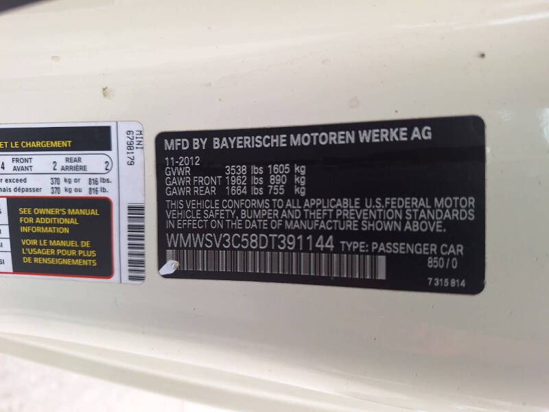 2013 MINI Hardtop Cooper S