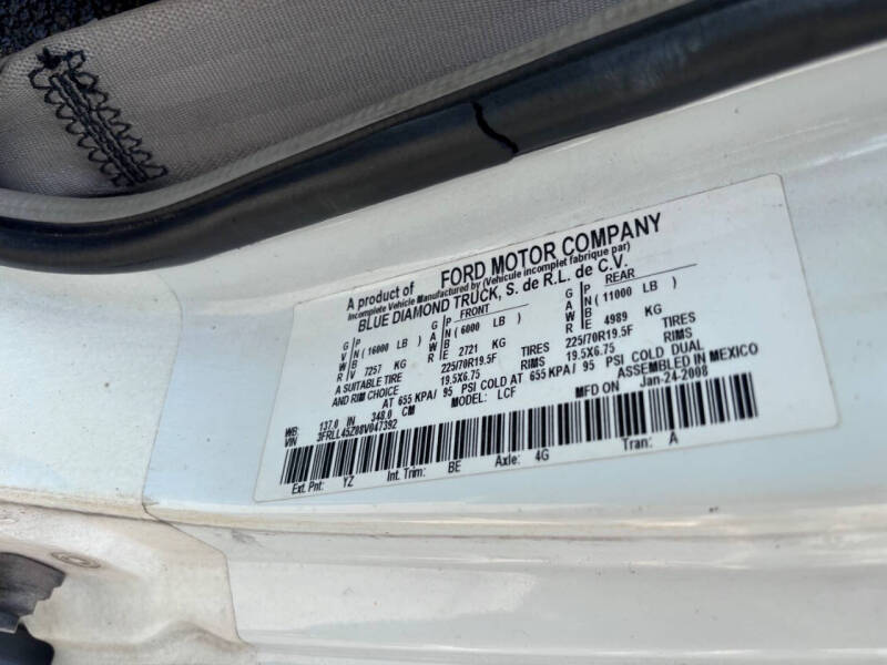 2008 Ford Low Cab Forward 450