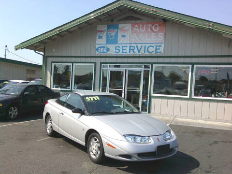 2001 Saturn S-Series for sale at 777 Auto Sales and Service in Tacoma WA