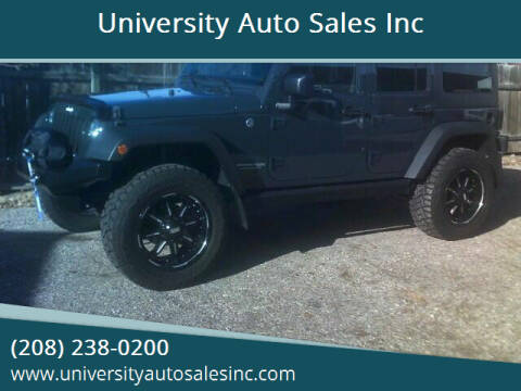 2018 Jeep Wrangler JK Unlimited for sale at University Auto Sales Inc in Pocatello ID