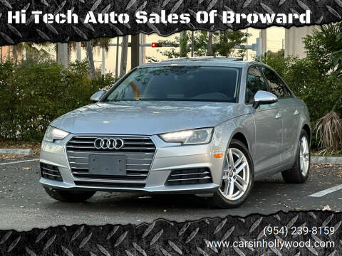 2017 Audi A4 for sale at Hi Tech Auto Sales Of Broward in Hollywood FL