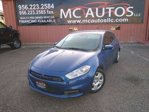 2013 Dodge Dart for sale at MC Autos LLC in Pharr TX