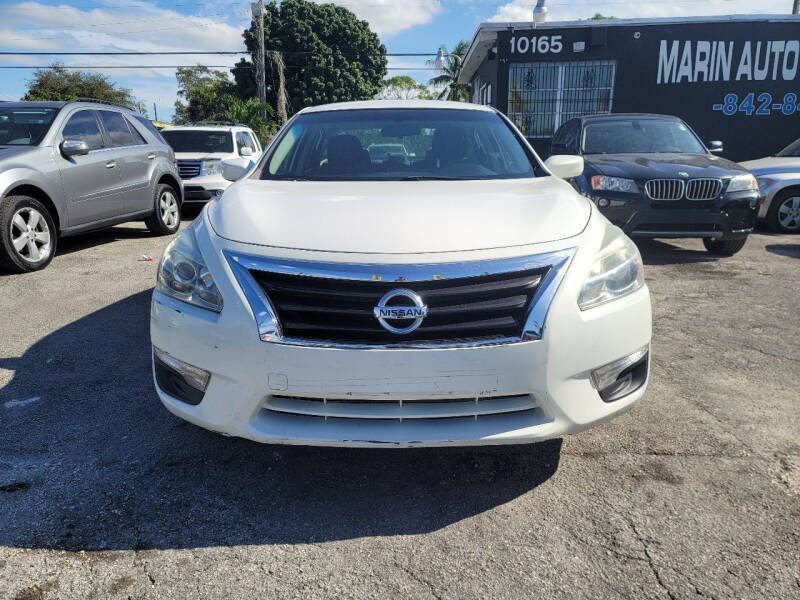 2015 Nissan Altima for sale at Marin Auto Club Inc in Miami FL