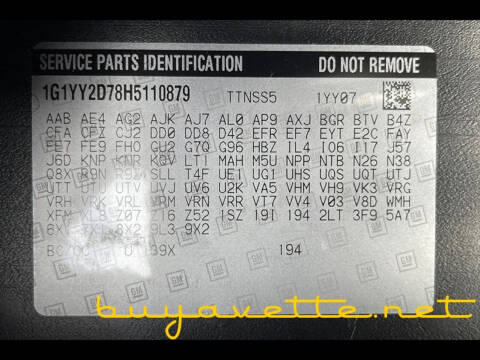 2017 Chevrolet Corvette Grand Sport