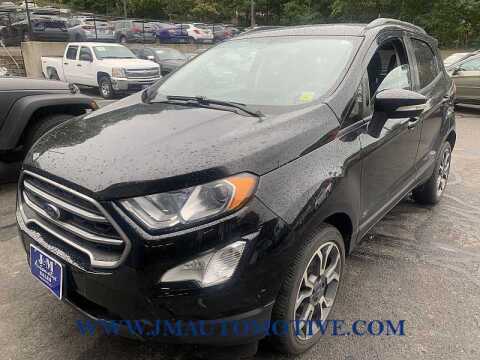 2018 Ford EcoSport for sale at J & M Automotive in Naugatuck CT
