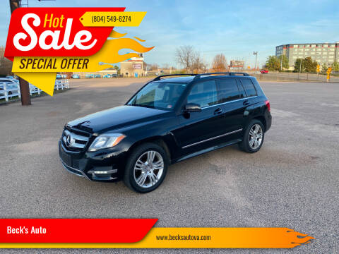 2013 Mercedes-Benz GLK for sale at Beck's Auto in Chesterfield VA