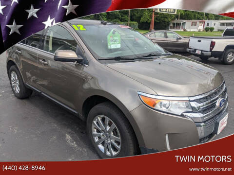 2012 Ford Edge for sale at TWIN MOTORS in Madison OH