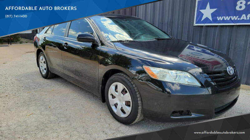 2008 Toyota Camry for sale at AFFORDABLE AUTO BROKERS in Keller TX