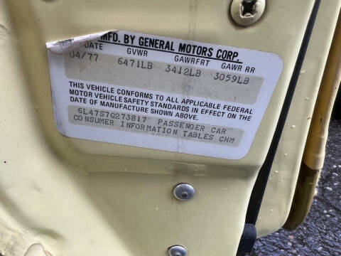 1977 Cadillac Eldorado