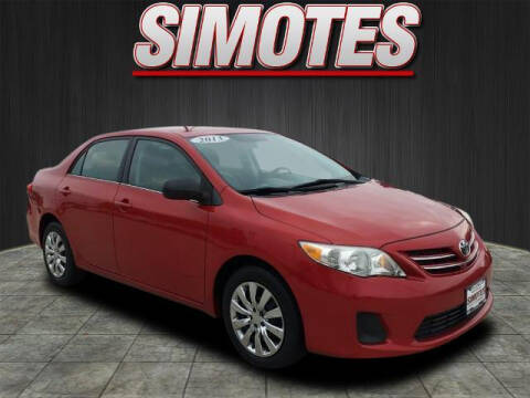 2013 Toyota Corolla for sale at SIMOTES MOTORS in Minooka IL